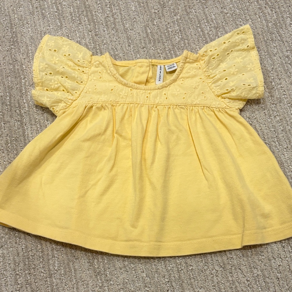 Janie and Jack Sunny Yellow Infant Dress